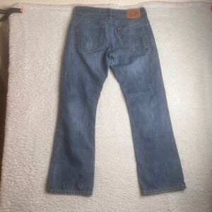 Levis 527  Bootcut Jeans Mens 32x30 Medium Wash Blue Denim 05527-0493